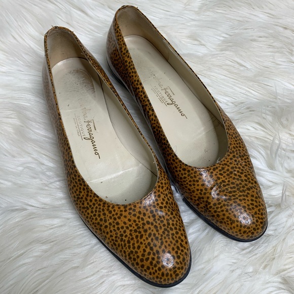 Salvatore Ferragamo Shoes - Salvatore Ferragamo Boutique Leopard spotted Flats